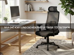 Ghế xoay lưng cao Hòa Phát