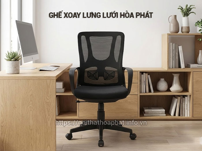 Ghế xoay lưng lưới Hòa Phát