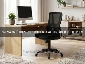 Ghế xoay lưng lưới Hòa Phát