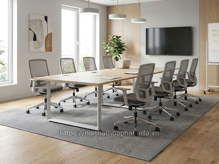 Kích thước bàn họp Hòa Phát