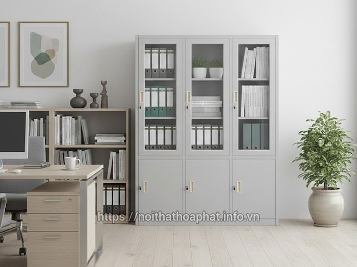 Kích thước tủ tài liệu 3 cánh