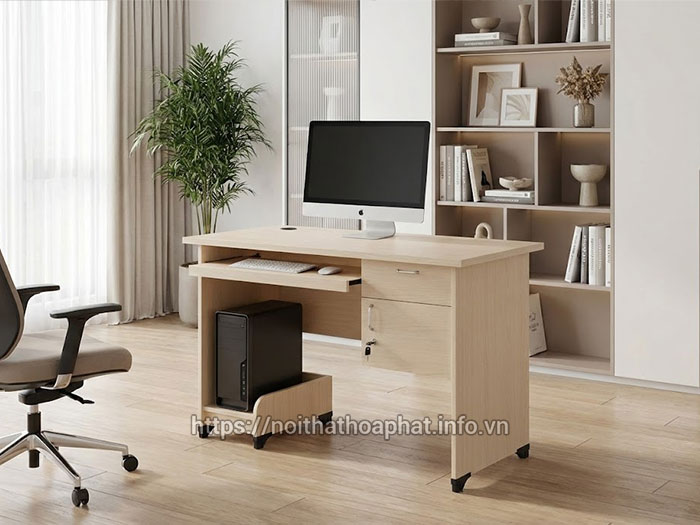 Mẫu bàn máy tính bằng gỗ đẹp