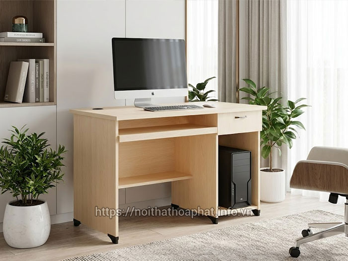 Mẫu bàn máy tính bằng gỗ đẹp