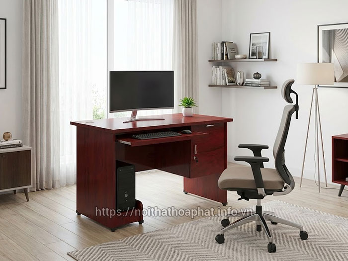 Mẫu bàn máy tính bằng gỗ đẹp