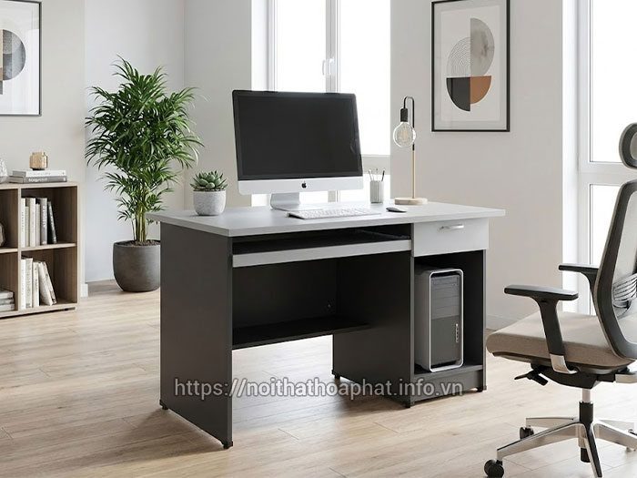 Mẫu bàn máy tính bằng gỗ đẹp