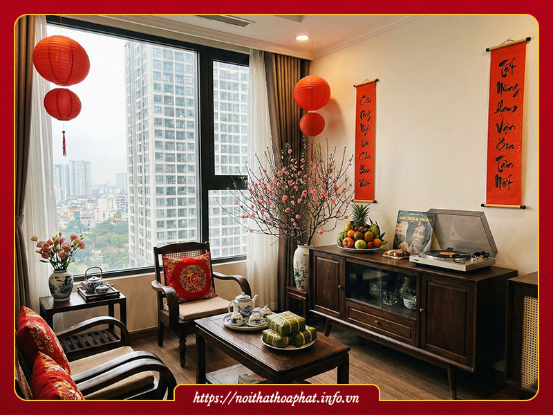 Trang trí Tết xưa đơn giản