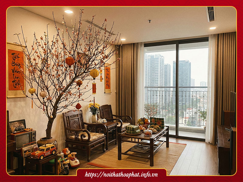 Trang trí Tết xưa đơn giản