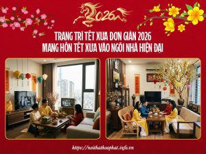 Trang trí Tết xưa đơn giản