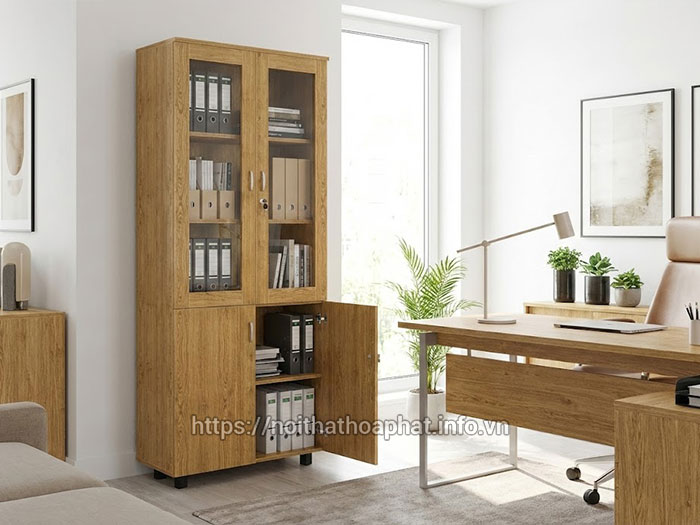 Tủ đựng hồ sơ văn phòng bằng gỗ