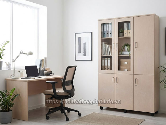 Tủ đựng hồ sơ văn phòng bằng gỗ
