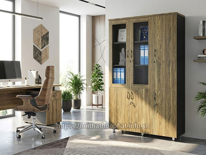 Tủ đựng hồ sơ văn phòng bằng gỗ