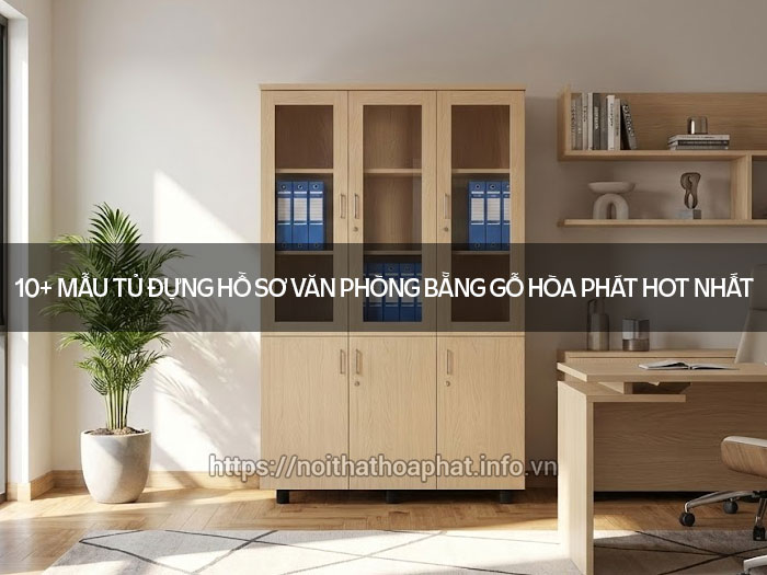Tủ đựng hồ sơ văn phòng bằng gỗ