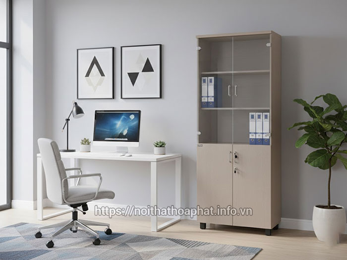 Tủ gỗ công nghiệp Hòa Phát