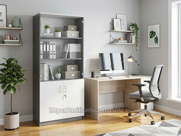 Tủ gỗ đựng đồ văn phòng