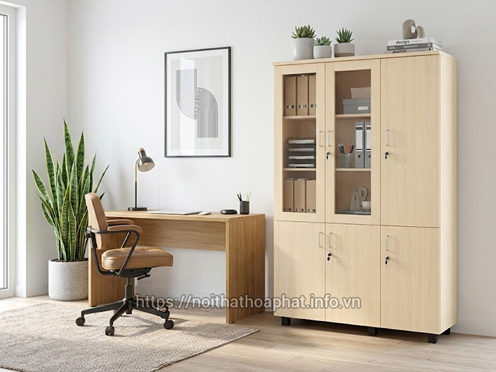 Tủ gỗ đựng đồ văn phòng