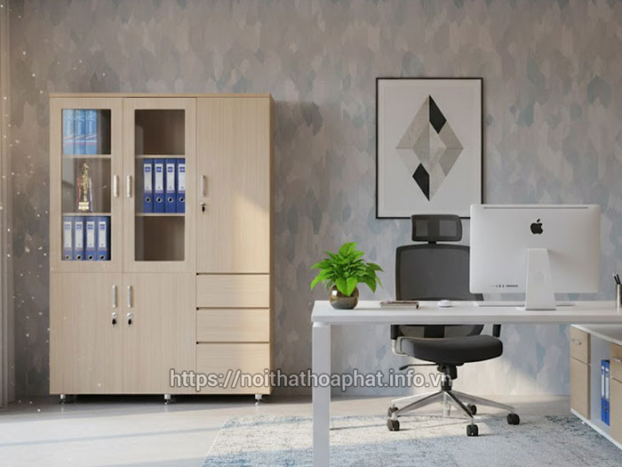 Tủ gỗ Hòa Phát 3 buồng