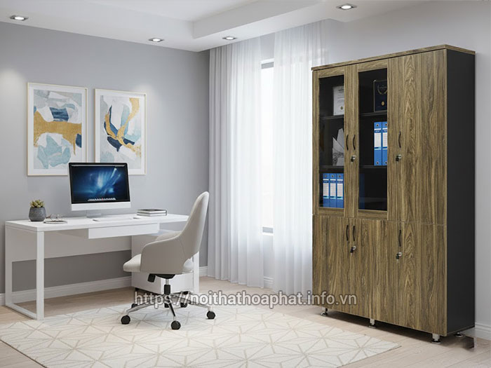 Tủ gỗ Hòa Phát 3 buồng