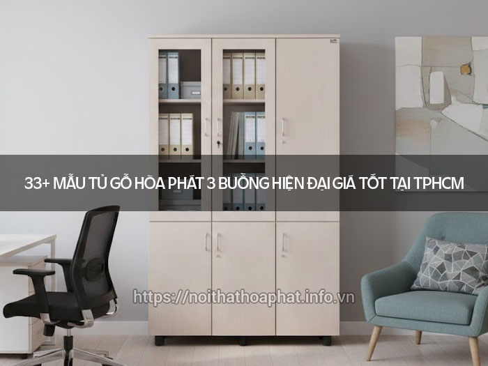 Tủ gỗ Hòa Phát 3 buồng