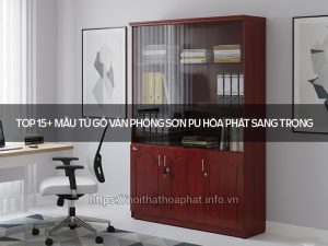 Tủ gỗ văn phòng sơn PU