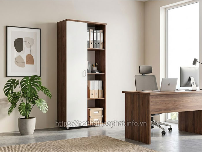 Tủ hồ sơ gỗ Hòa Phát