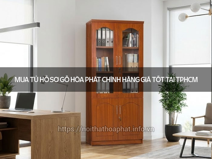 Tủ hồ sơ gỗ Hòa Phát