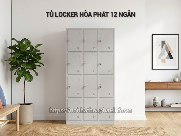 Tủ locker Hòa Phát 12 ngăn