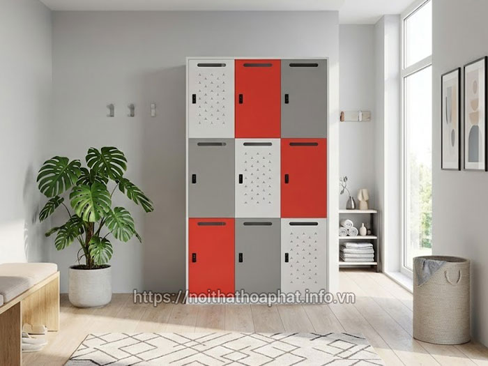 Tủ locker Hòa Phát 12 ngăn