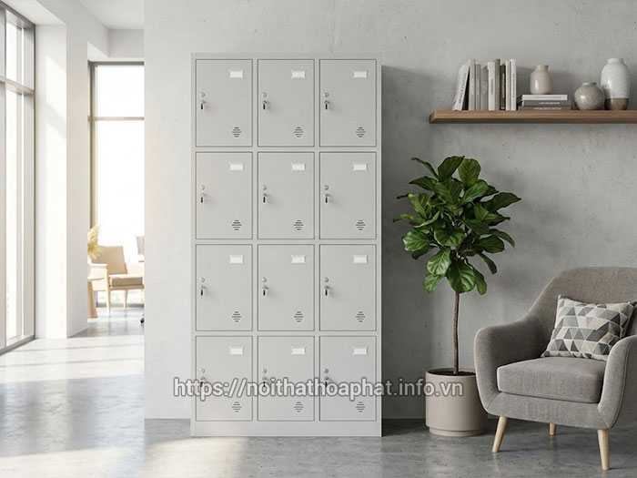 Tủ locker Hòa Phát 12 ngăn