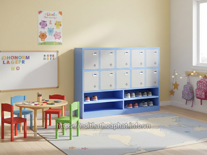 Tủ sắt locker trường học
