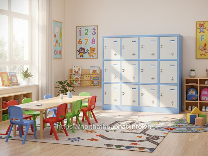 Tủ sắt locker trường học
