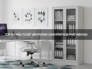 Tủ sắt văn phòng cánh kính