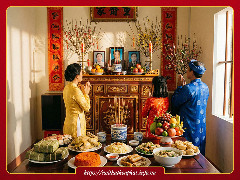 Bài cúng rước ông bà về ăn Tết
