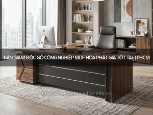 Bàn giám đốc gỗ công nghiệp MDF