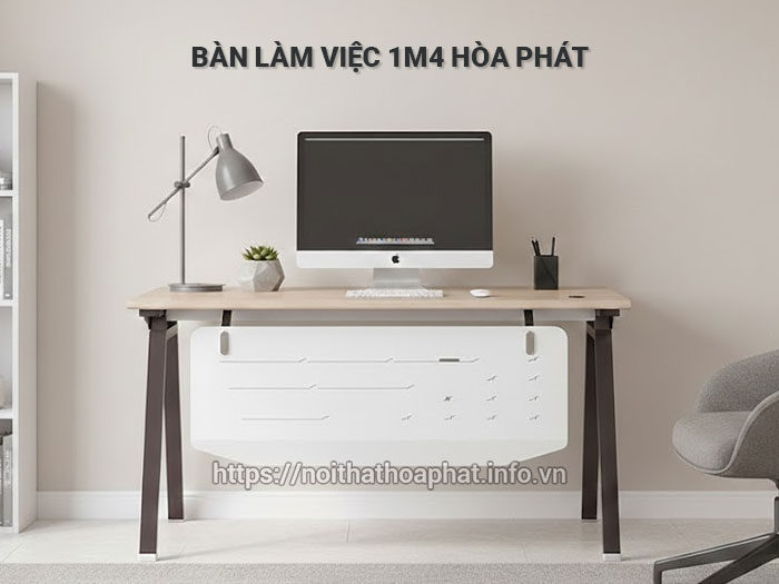 Bàn làm việc 1m4 Hòa Phát