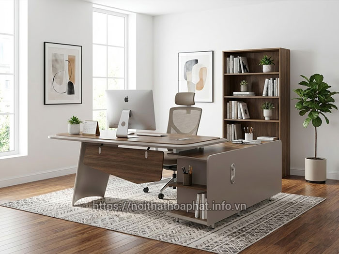 Bàn làm việc Hòa Phát giám đốc