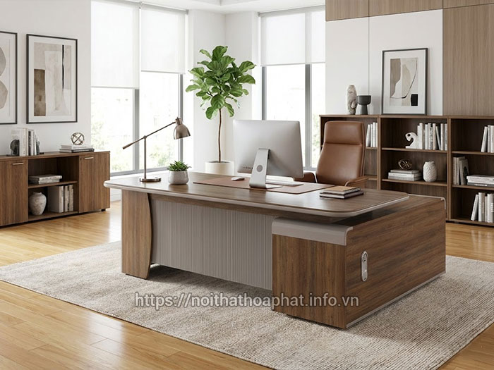 Bàn làm việc Hòa Phát giám đốc
