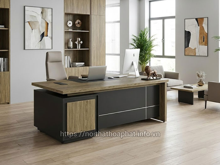 Bàn lãnh đạo có hộc kéo