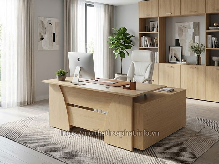Bàn lãnh đạo có hộc kéo