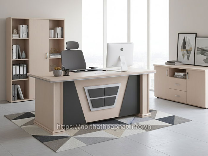 Bàn trưởng phòng gỗ MFC