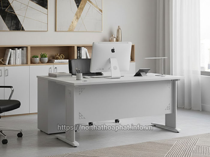 Bàn trưởng phòng liền tủ