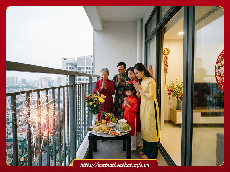Cúng giao thừa nhà chung cư