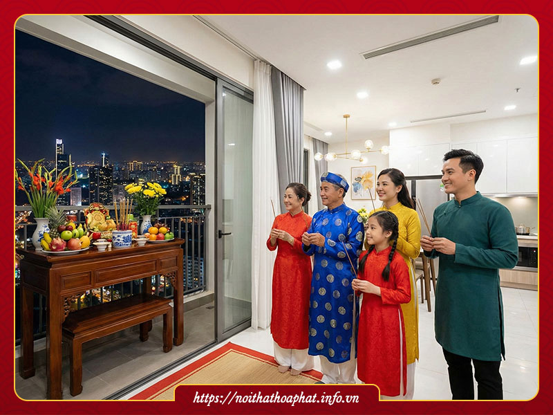 Cúng giao thừa nhà chung cư