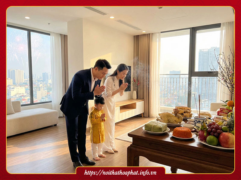 Cúng giao thừa nhà chung cư