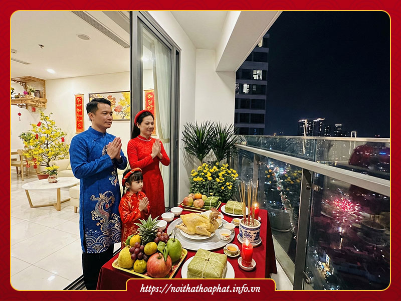 Cúng giao thừa nhà chung cư