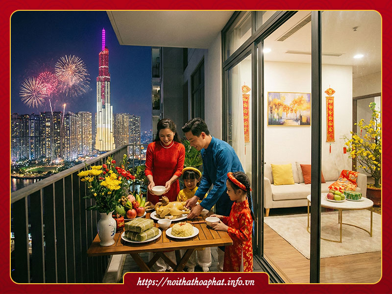 Cúng giao thừa nhà chung cư