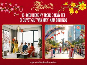 Điều kiêng kỵ trong 3 ngày Tết