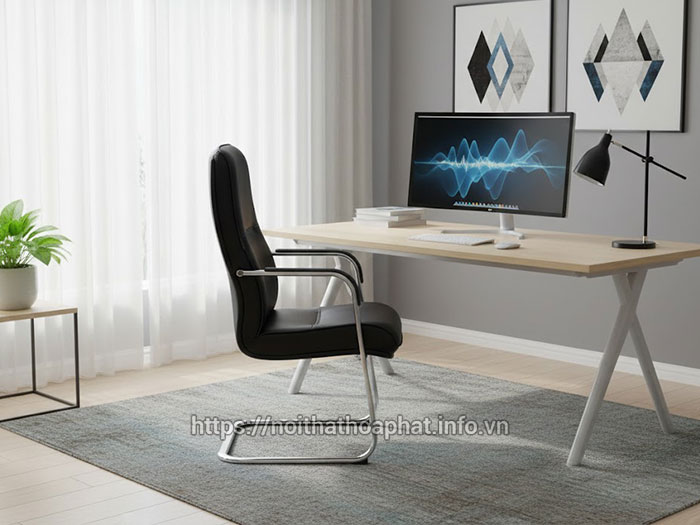 Ghế chân quỳ bọc simili giá rẻ