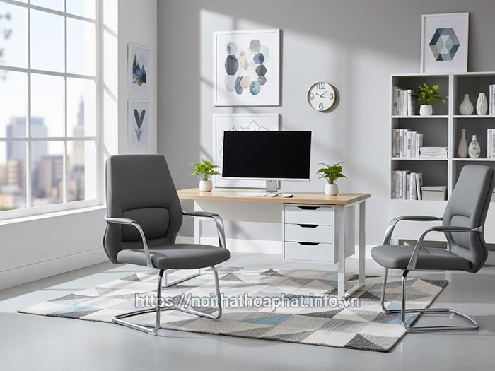 Ghế chân quỳ da PU cao cấp