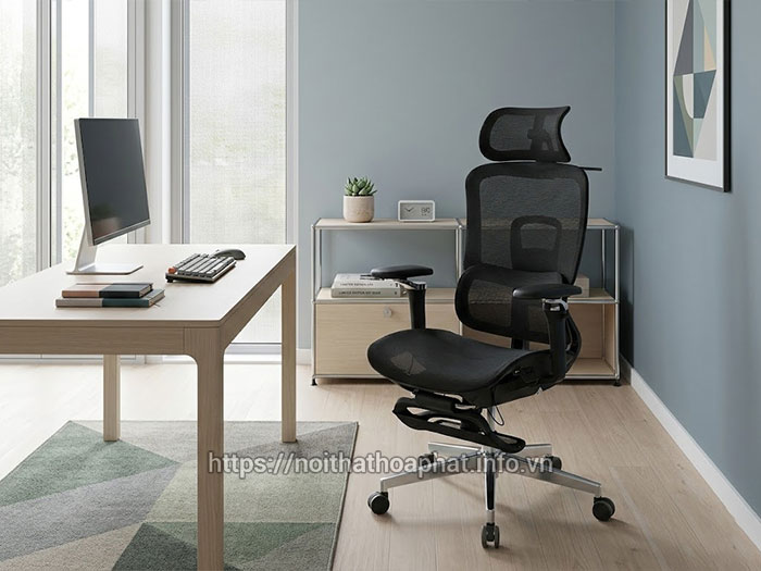 Ghế công thái học có thể nằm