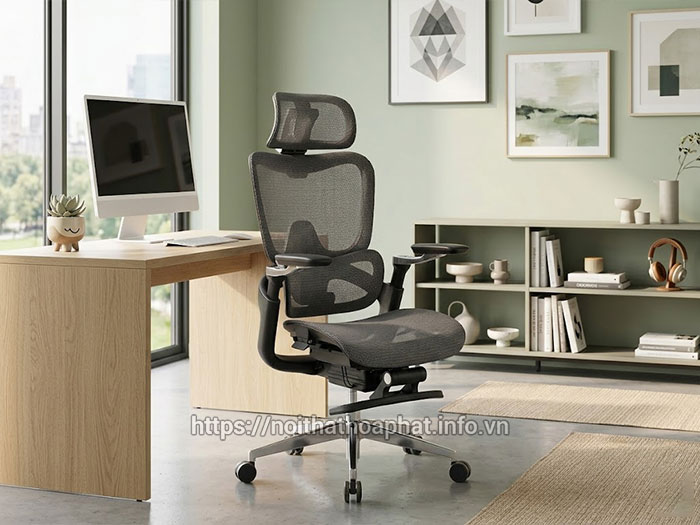 Ghế công thái học có thể nằm